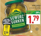 Gewürzgurken im Angebot bei Marktkauf in Bielefeld Gewürzgurken Angebote von Kühne bei Marktkauf Bielefeld für 1,59 €