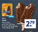 Sticks im ALDI SÜD Prospekt Sticks von MUCCI im aktuellen ALDI SÜD Prospekt für 2,79 €