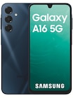 Smartphone écran 6.7’’ réf. GALAXY A16 5G 128GO BLEU NUIT - SAMSUNG en promo chez Carrefour Strasbourg à 229,99 €