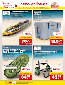 Schlauchboot im Netto Marken-Discount Prospekt "Aktuelle Angebote" mit 65 Seiten (Frankfurt (Main))