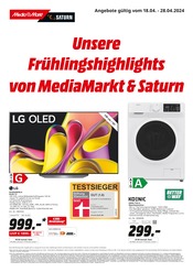 Aktueller MediaMarkt Saturn Osnabrück Prospekt "Unsere Frühlingshighlights von MediaMarkt & Saturn" mit 8 Seiten