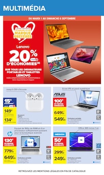 Promotion Téléphonie dans le prospectus Carrefour, valable du 01/09/2026 au 14/09/2026 Promo Téléphonie dans le catalogue Carrefour du moment à la page 68