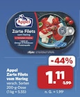 Zarte Filets vom Hering Angebote von Appel bei combi Paderborn für 1,11 €