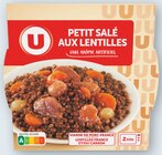 Plat Cuisine Petit Salé aux Lentilles - U en promo chez Super U Plat Cuisine Petit Salé aux Lentilles - U dans le catalogue Super U