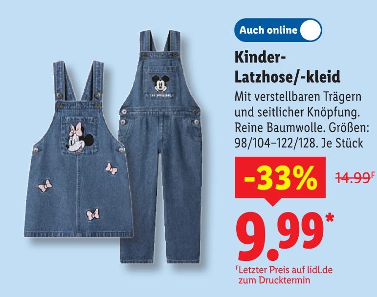 Kinder-Latzhose/-kleid