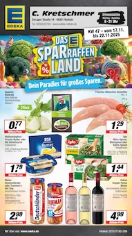 EDEKA Nottuln Prospekt der aktuellen Woche, gültig von 17.11.2025 bis 22.11.2025 Aktueller EDEKA Nottuln Prospekt "Aktuelle Angebote" mit 19 Seiten