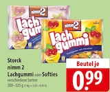 Storck nimm 2 Lachgummi oder Softies bei famila Nordost im Ludwigslust Prospekt für 0,99 €