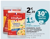Promo Emmental Râpé au Lait Thermisé à 1,67 € dans le catalogue Super U à Athis-Mons