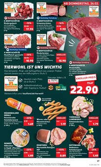 Braten im Kaufland Prospekt "Aktuelle Angebote" mit 70 Seiten (Leverkusen)
