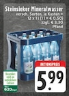 EDEKA - Steinsieker Mineralwasser Angebot im Prospekt Steinsieker Mineralwasser bei EDEKA im Prospekt "" für 5,99 €