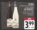 Spätburgunder Angebote von 1112 bei EDEKA Chemnitz für 3,99 €
