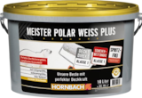 Wandfarbe Meister Polarweiß Plus von  im aktuellen Hornbach Prospekt für 52,95 €
