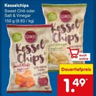 Kesselchips Sweet Chili oder Salt & Vinegar Angebote von CLANCY'S bei Netto Marken-Discount Ludwigshafen für 1,49 €