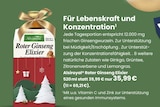 VITALIA Reformhaus - Roter Ginseng Elixier Angebot im Prospekt Roter Ginseng Elixier bei VITALIA Reformhaus im Prospekt "" für 35,99 €