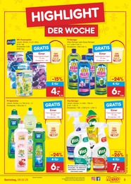 Reinigungsmittel Angebot im aktuellen Netto Marken-Discount Prospekt auf Seite 3