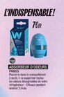 Absorbeur d'odeurs - Wpro - Blanc Brun à Saint-Germain-en-Laye Absorbeur d'odeurs - Wpro en promo chez Blanc Brun Saint-Germain-en-Laye à 7,99 €