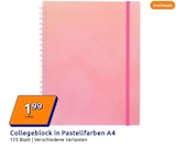 Collegeblock in Pastellfarben A4 im Angebot bei Action in Hanau Collegeblock in Pastellfarben A4 Angebote bei Action Hanau für 1,99 €