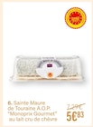 Sainte Maure de Touraine A.O.P. au lait cru de chèvre - MONOPRIX GOURMET dans le catalogue Monoprix