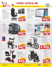 Aktueller Netto Marken-Discount Prospekt mit Bürostuhl, "Aktuelle Angebote", Seite 33
