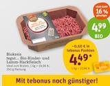 Bio-Rinder- und Lamm-Hackfleisch Angebote von Biokreis tegut... bei tegut Bad Homburg für 4,49 €