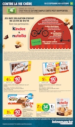 Prix et réduction Kinder Bueno dans le prospectus Intermarché Hyper en cours Offre Kinder Bueno dans le catalogue Intermarché Hyper du moment à la page 23