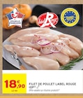 Promo Filet de poulet label rouge IGP à 18,90 € dans le catalogue Intermarché Contact à Wimereux