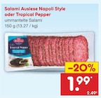 Salami Auslese Napoli Style oder Tropical Pepper im aktuellen Netto Marken-Discount Prospekt