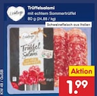 Trüffelsalami Angebote bei Netto Marken-Discount Magdeburg für 1,99 €