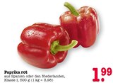 Aktuelle Paprika Angebote bei E center in Mannheim Aktuelles Paprika rot Angebot bei E center in Mannheim ab 1,99 €
