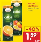 Saft oder Nektar Angebote von Albi bei Netto Marken-Discount Ravensburg für 1,59 €