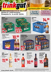 Aktueller Trinkgut Getränkemarkt Prospekt in Hohenkammer und Umgebung, "Petershausens größter Getränkemarkt!" mit 4 Seiten, 06.05.2024 - 11.05.2024