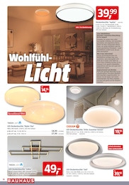 BAUHAUS LED Deckenleuchte im Prospekt 
