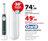Brosse à dents IO2 - Oral-B dans le catalogue Hyper U