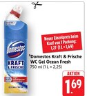 Kraft & Frische WC Gel Ocean Fresh Angebote von Domestos bei E center Speyer für 1,27 €