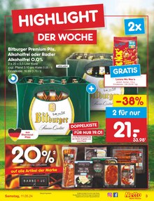 Bier im Netto Marken-Discount Prospekt "Aktuelle Angebote" mit 55 Seiten (Düren)