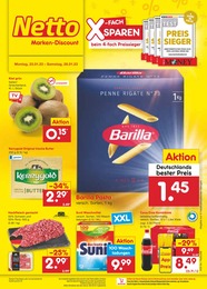 Netto Marken-Discount Prospekt "Aktuelle Angebote" für Boos, 46 Seiten, 23.01.2023 - 28.01.2023