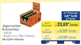 Kräuterlikör von Jägermeister für 24,86 € bei METRO im Angebot Kräuterlikör von Jägermeister im aktuellen METRO Prospekt