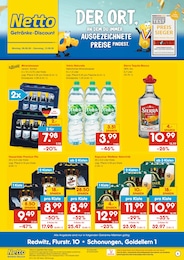 Netto Marken-Discount Prospekt für Sonnefeld mit 2 Seiten Netto Marken-Discount Prospekt für Sonnefeld: "DER ORT, AN DEM DU IMMER AUSGEZEICHNETE PREISE FINDEST.", 2 Seiten, 08.06.2026 - 13.06.2026