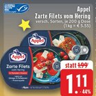 Zarte Filets vom Hering Angebote von Appel bei E center Solingen für 1,11 €