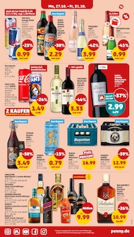 Whiskey im aktuellen Penny Prospekt (Augsburg) Whiskey im Penny Prospekt "Wer gĂĽnstig will, muss Penny." mit 45 Seiten (Augsburg)