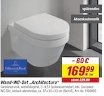 Wand-WC-Set Architectura von Villeroy & Boch für 169,99 € bei toom Baumarkt im Angebot Wand-WC-Set Architectura von Villeroy & Boch im aktuellen toom Baumarkt Prospekt