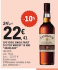 Speyside Single Malt Scotch Whisky 10 Ans - Aberlour en promo chez E.Leclerc Saintes à 22,41 €