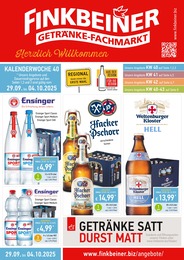 Finkbeiner Prospekt für Lichtenwald: "Herzlich Willkommen", 12 Seiten, 29.09.2025 - 25.10.2025