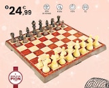 Jeu d’échecs de voyage magnétique - NOM D'UN PION en promo chez JouéClub Jeu d’échecs de voyage magnétique - NOM D'UN PION dans le catalogue JouéClub