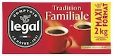 Café moulu Tradition Familiale - LEGAL en promo chez Hyper U Arras à 15,49 €