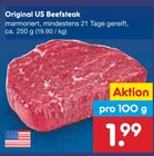 Original US Beefsteak im Angebot bei Netto Marken-Discount in Ingolstadt Original US Beefsteak Angebote bei Netto Marken-Discount Ingolstadt für 1,99 €
