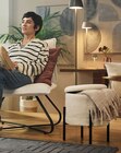 Tabouret avec compartiment de rangement - LIVARNO home en promo chez Lidl Nancy à 14,99 €