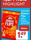 Erdnuss-Flips von Sun Snacks im aktuellen ALDI SÜD Prospekt für 1,49 €