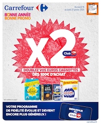 Prospectus Carrefour à Sainte-Foy-lès-Lyon, "BONNE ANNÉE BONNE PROMO", 70 pages, 14/01/2025 - 27/01/2025