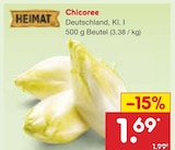 Chicoree von HEIMAT für 1,69 € bei Netto Marken-Discount im Angebot Chicoree von HEIMAT im aktuellen Netto Marken-Discount Prospekt